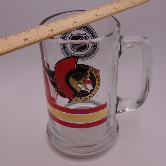 Vintage Cutler Brands and Designs NHL 1992 Ottawa Senators Glass with Handle - Picture 7 of 15